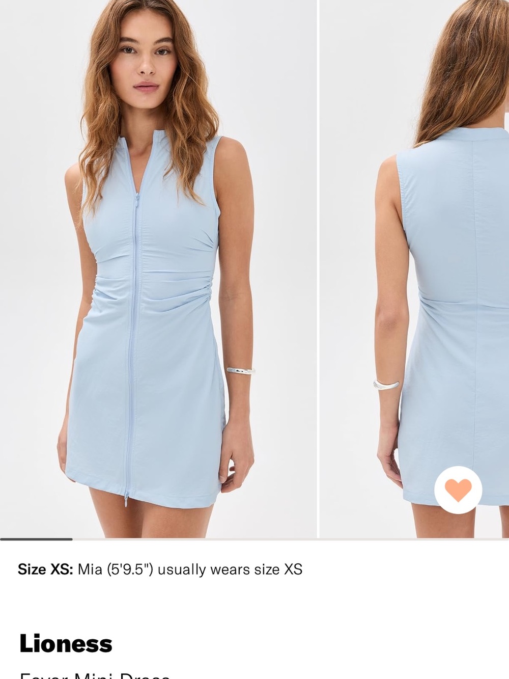 Lioness Soft Blue Fever Mini Dress